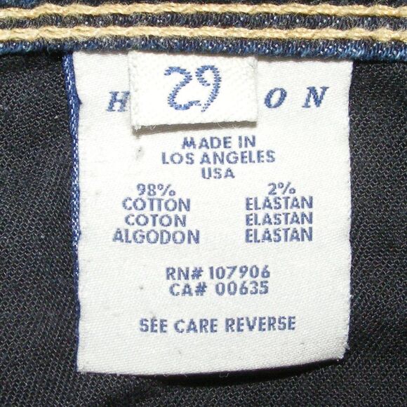 HUDSON Jeans, 29, Dark wash, Slender straight leg, Low Rise, Pockets - Picture 8 of 10